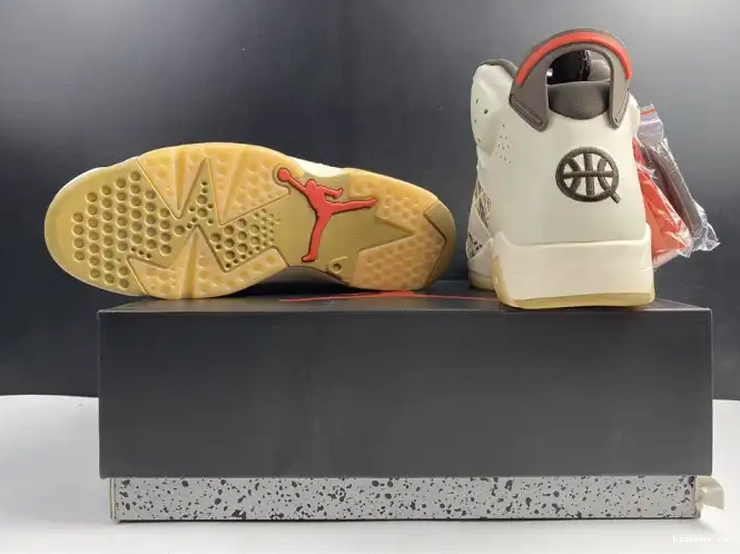 Rep MAX Retro Brown Quai54 Jordan 6 (2020) Sail CZ4152-100 AIR 0423